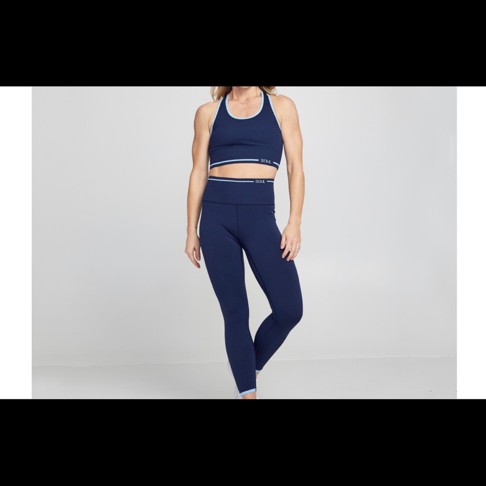 Soul cycle ribbed bra and leggings SET -  NWOT